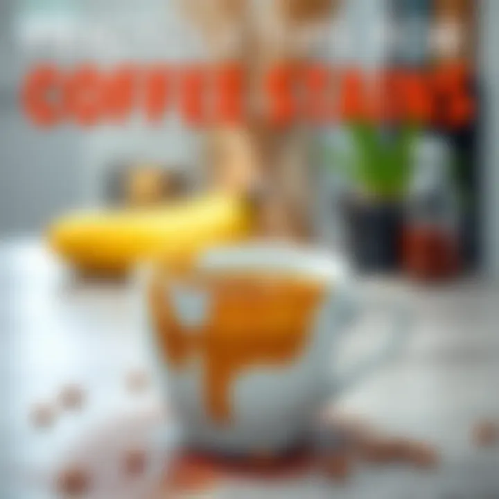 Practical tips for tackling coffee stains on various surfaces