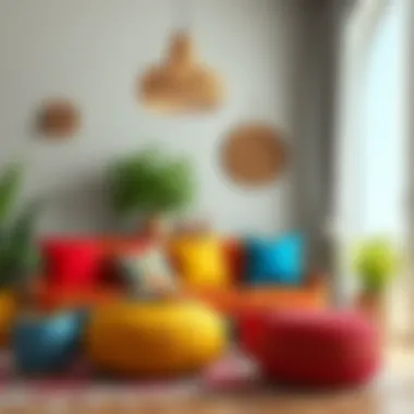 Vibrant colors used in punchtan projects