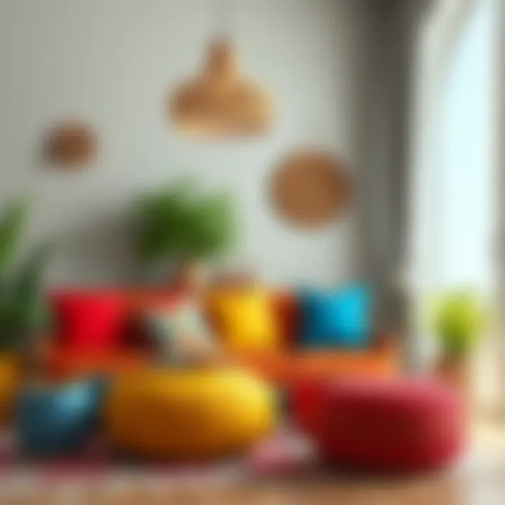 Vibrant colors used in punchtan projects