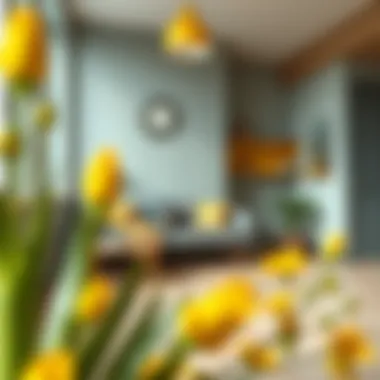 Color palette showcasing yellow and its harmonious combinations