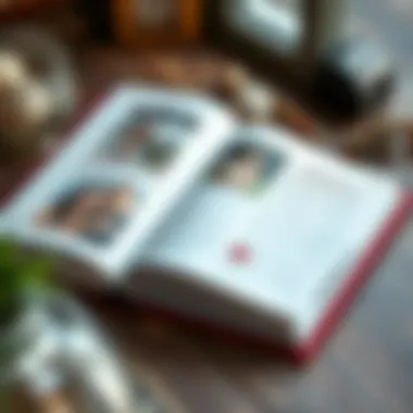 A personalized photo album filled with cherished memories and heartfelt notes.