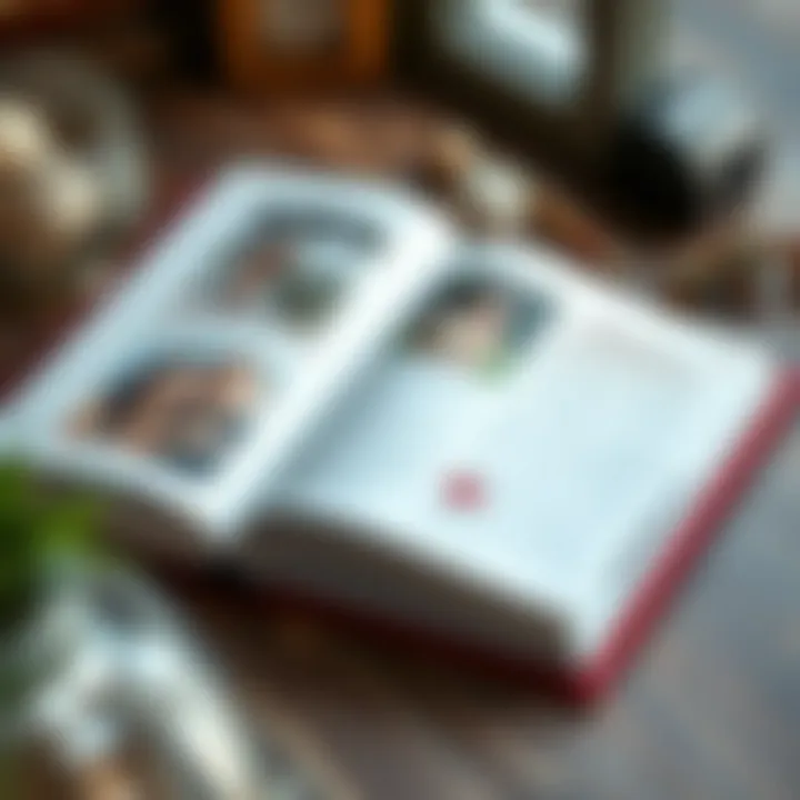 A personalized photo album filled with cherished memories and heartfelt notes.