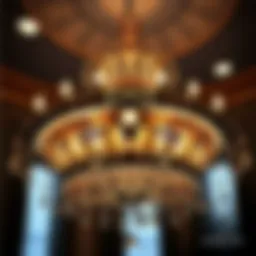 Elegant chandelier showcasing intricate design