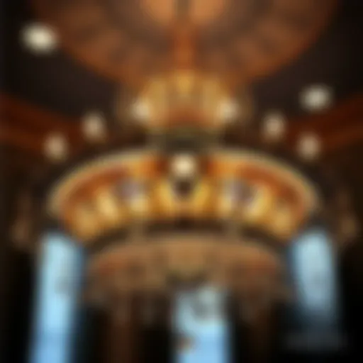 Elegant chandelier showcasing intricate design