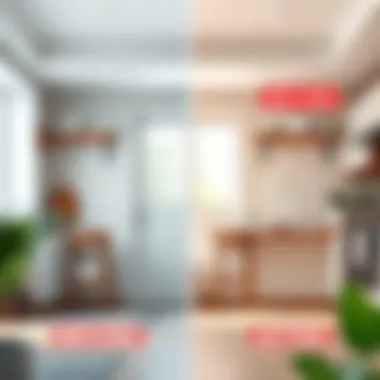 Before and after cleaning results