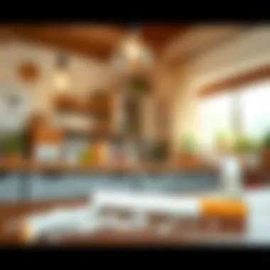 Chemical product effectiveness against smoke smell