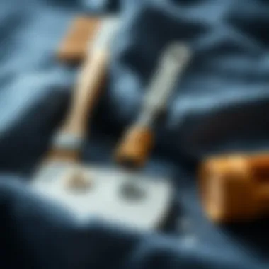 Tools for removing paint from fabric