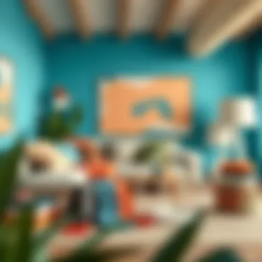 Trendy accessories in turquoise with diverse color pairings