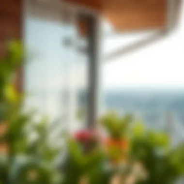 Diverse design options for balcony closures