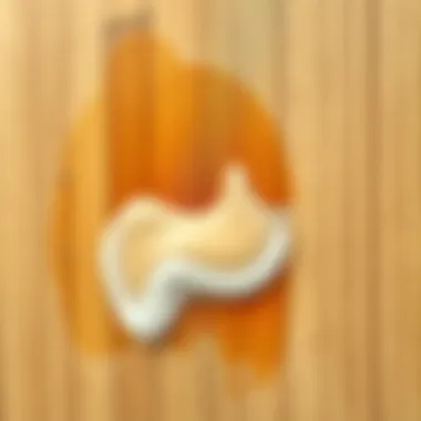 Uhu adhesive on a wooden surface