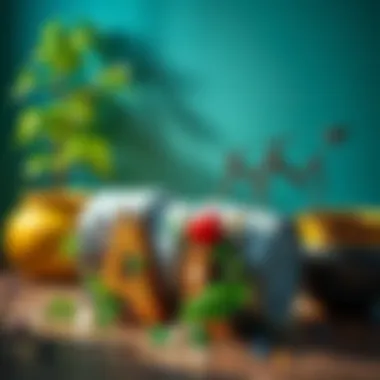 Creative upcycled art project made from recycled materials