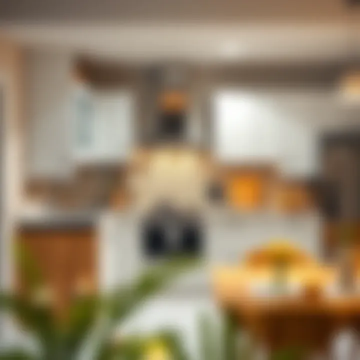 Stylish cabinetry enhancing kitchen aesthetics