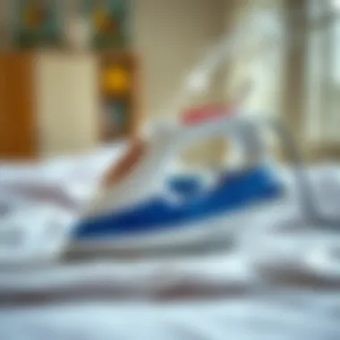 Demonstration of effective ironing techniques