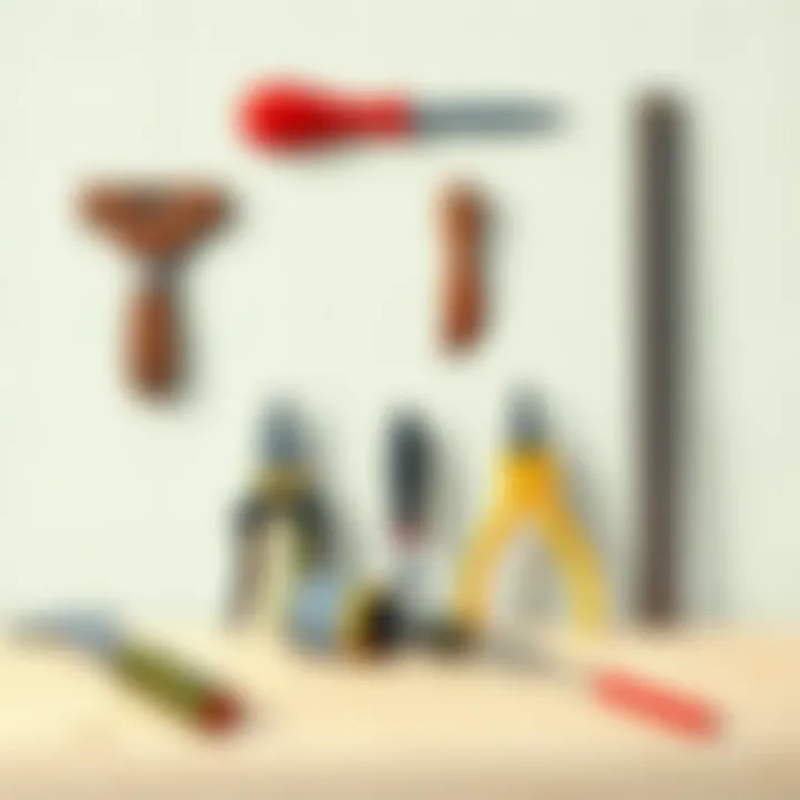 Tools required for wallpaper installation